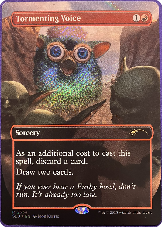 Tormenting Voice (2334) (Borderless) - Confetti Foil sld
