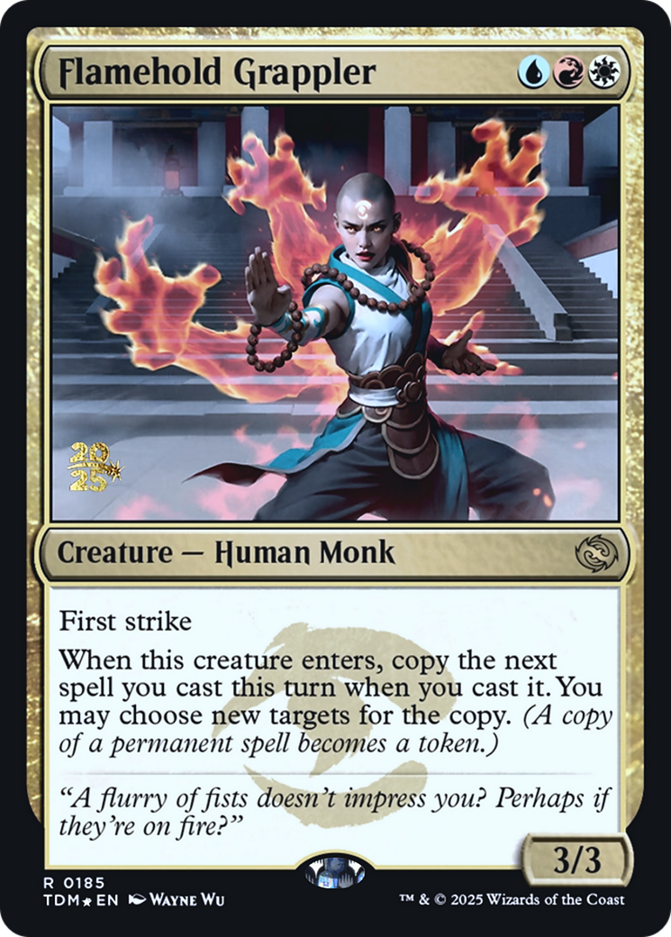 Flamehold Grappler (0185) (Prerelease) (PTDM) - Foil