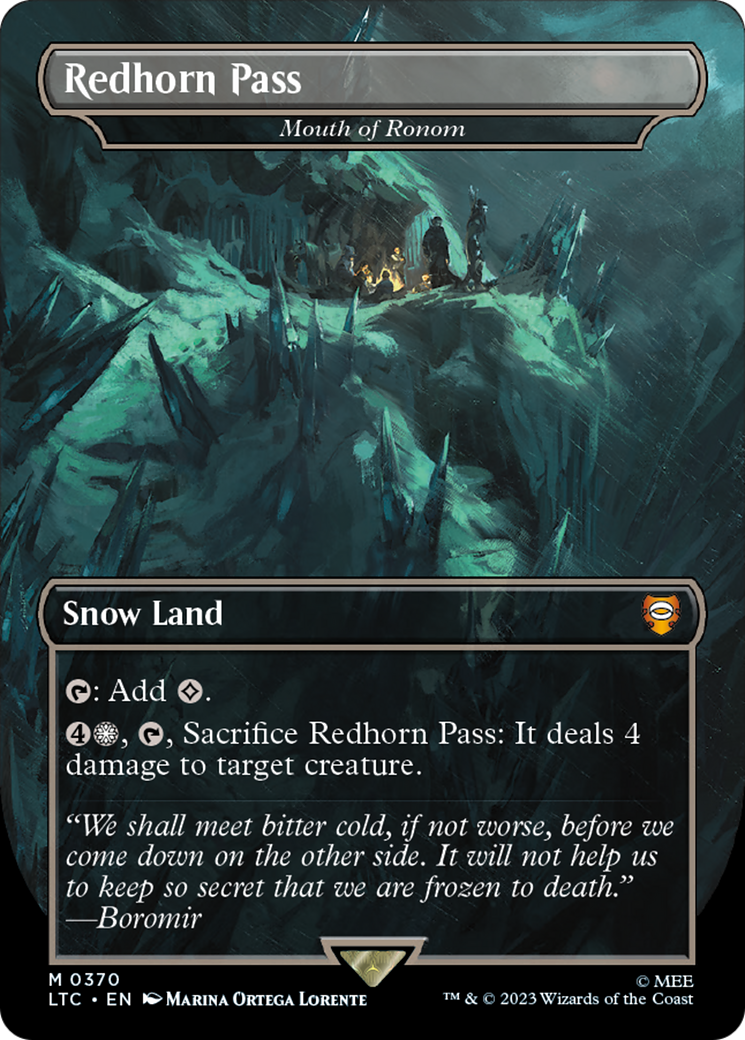 Redhorn Pass [Mouth of Ronom] (0370) (Borderless) - Foil