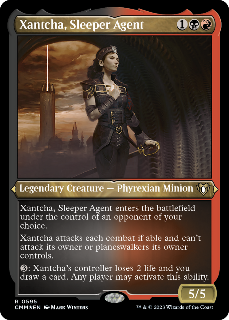 Xantcha, Sleeper Agent (0595) - Foil Etched