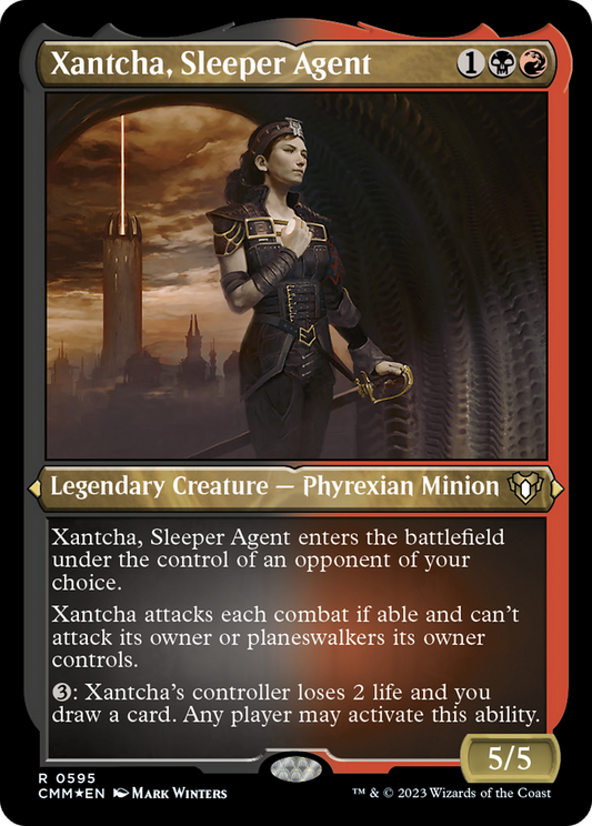 Xantcha, Sleeper Agent (0595) - Foil Etched