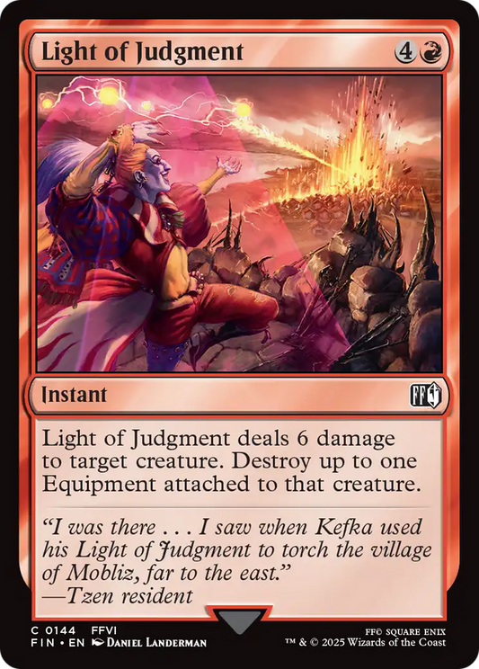 Light of Judgment - Foil