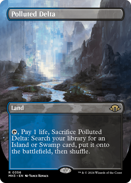 Polluted Delta (0356) (Borderless) - Foil