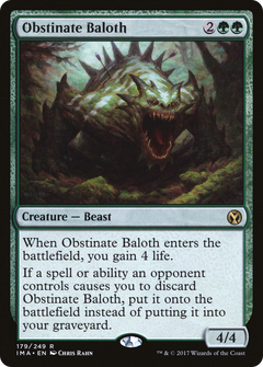 Obstinate Baloth - Foil