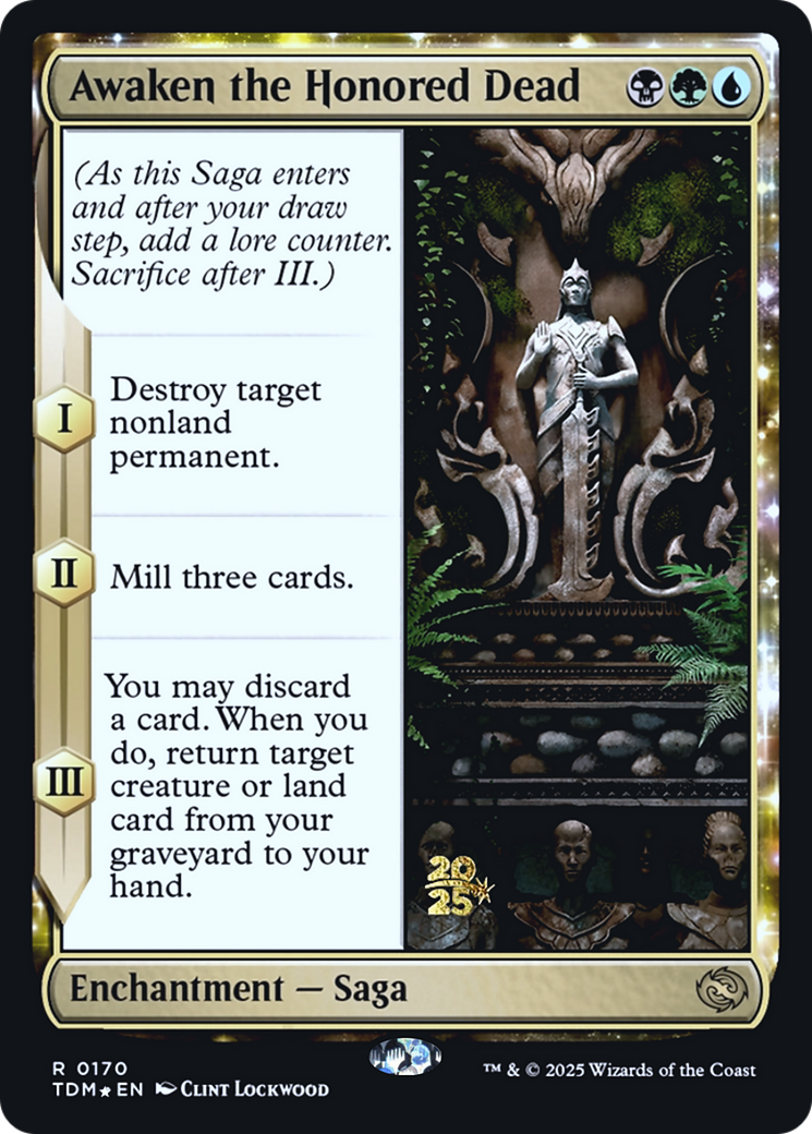 Awaken the Honored Dead (0170) (Prerelease) (PTDM) - Foil