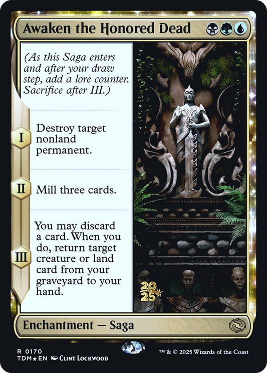 Awaken the Honored Dead (0170) (Prerelease) (PTDM) - Foil