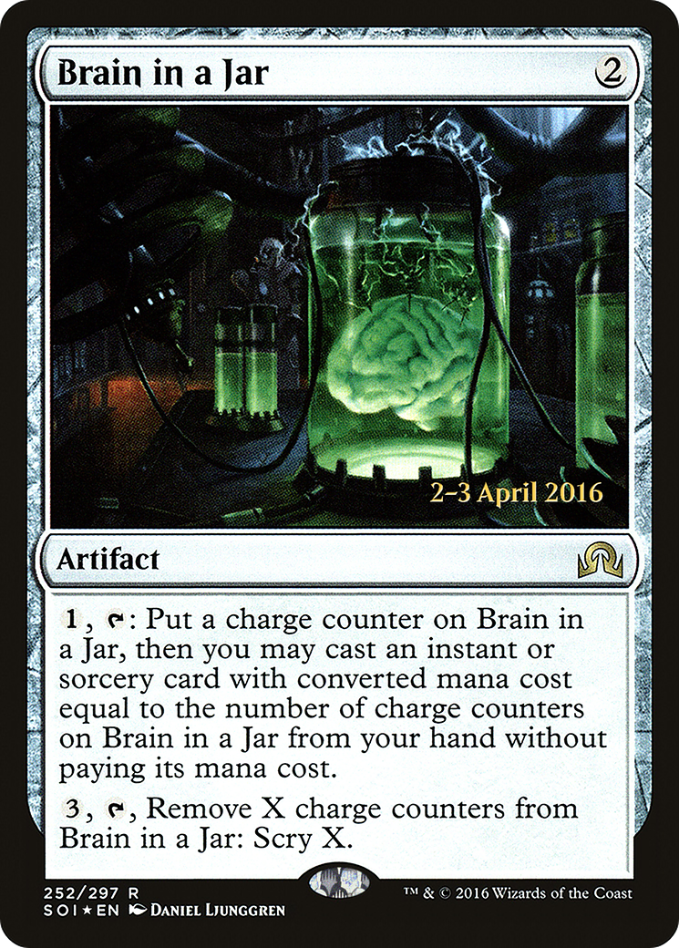 Brain in a Jar (252) (Prerelease) - Foil