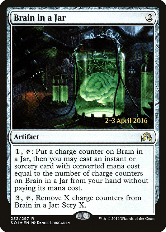 Brain in a Jar (252) (Prerelease) - Foil
