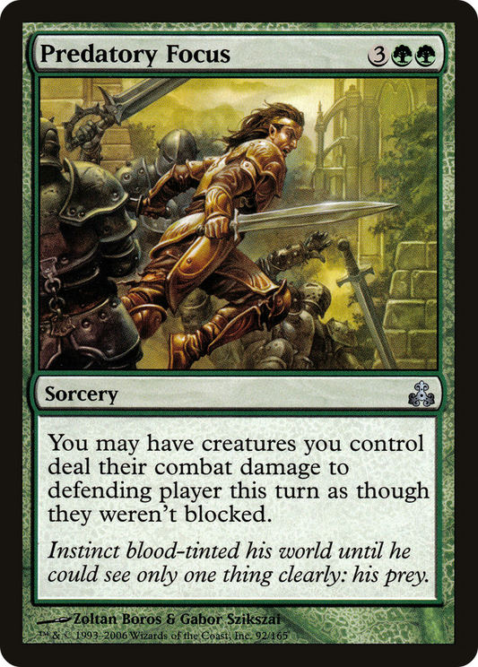 Predatory Focus - Foil