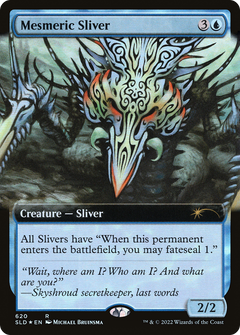 Mesmeric Sliver (282) (Extended Art) - Foil