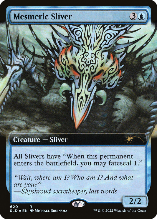 Mesmeric Sliver (282) (Extended Art) - Foil