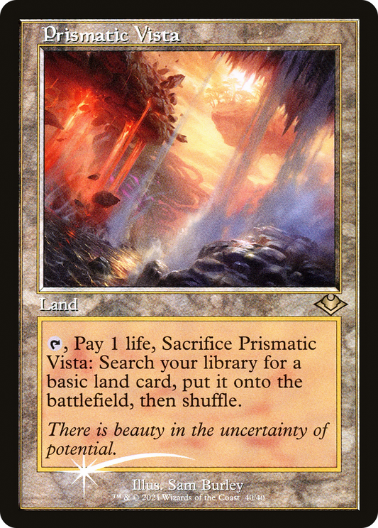 Prismatic Vista (040) (Retro Frame) - Foil Etched