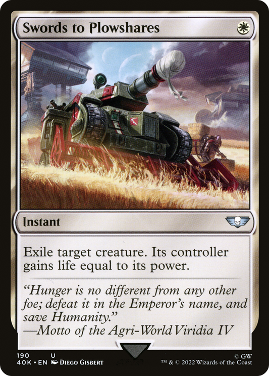 Swords to Plowshares