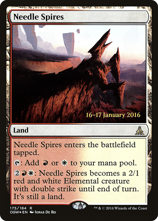 Needle Spires (175) (Prerelease) - Foil