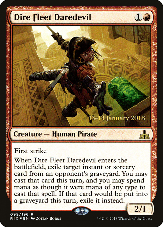 Dire Fleet Daredevil (099) (Prerelease) - Foil