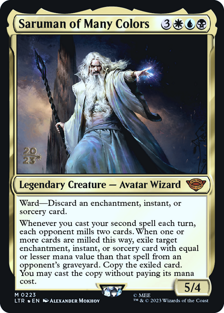 Saruman of Many Colors (0223) (Prerelease) - Foil
