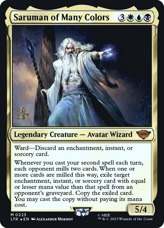 Saruman of Many Colors (0223) (Prerelease) - Foil