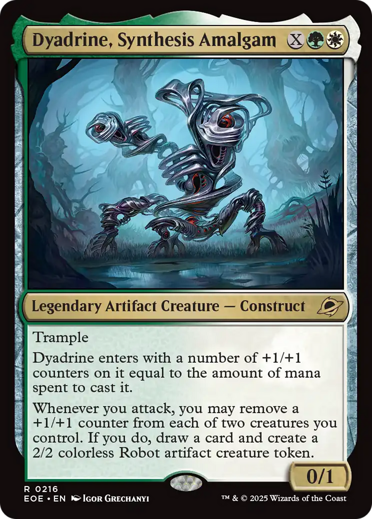 Dyadrine, Synthesis Amalgam - Foil