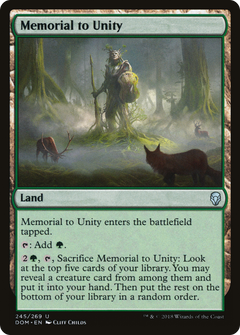 Memorial to Unity - Foil