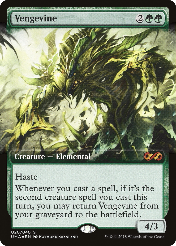 Vengevine (U20) (Extended Art) - Foil