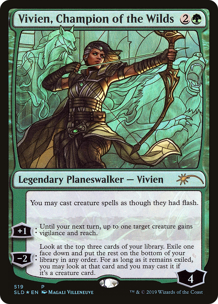 Vivien, Champion of the Wilds (519) (Showcase) - Foil