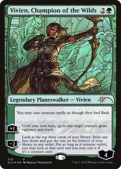 Vivien, Champion of the Wilds (519) (Showcase) - Foil