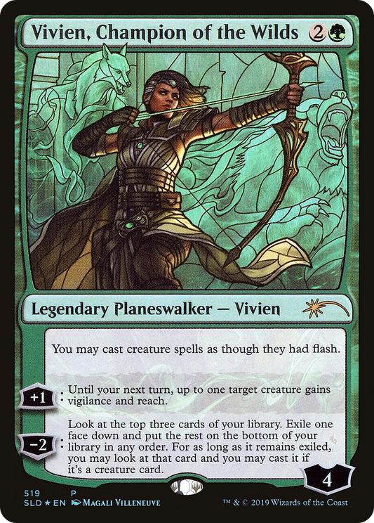 Vivien, Champion of the Wilds (519) (Showcase) - Foil