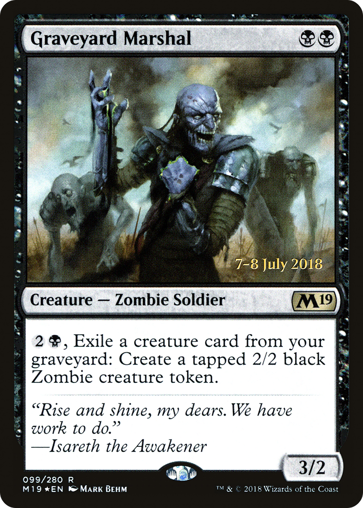 Graveyard Marshal (099) (Prerelease) - Foil