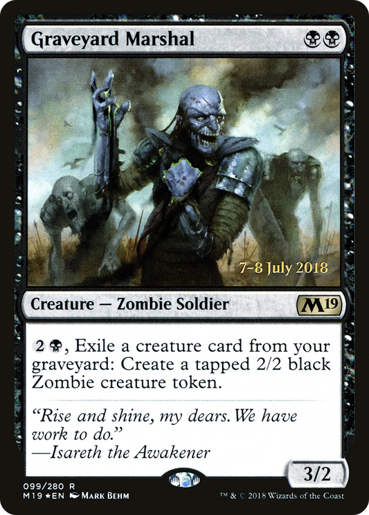 Graveyard Marshal (099) (Prerelease) - Foil