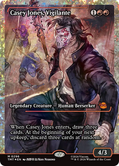 Casey Jones, Vigilante (0296) (Showcase) (TMT) - Fracture Foil