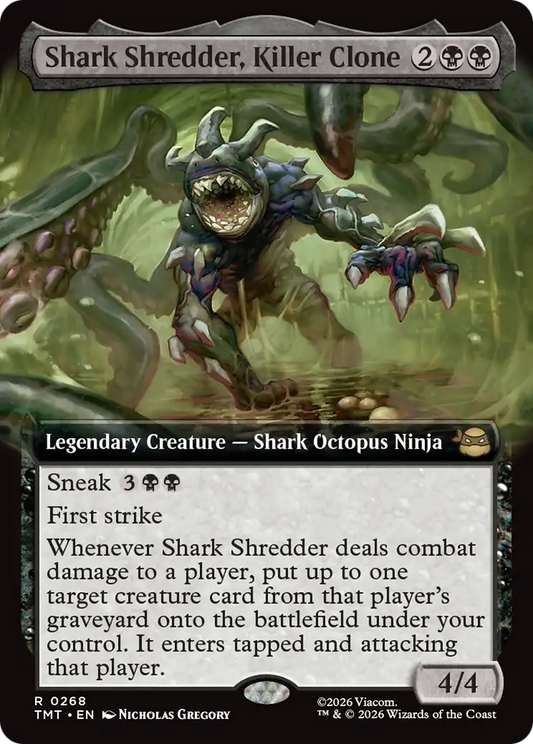 Shark Shredder, Killer Clone (0268) (Extended Art) (TMT) - Foil