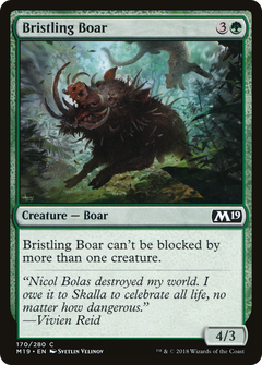 Bristling Boar - Foil