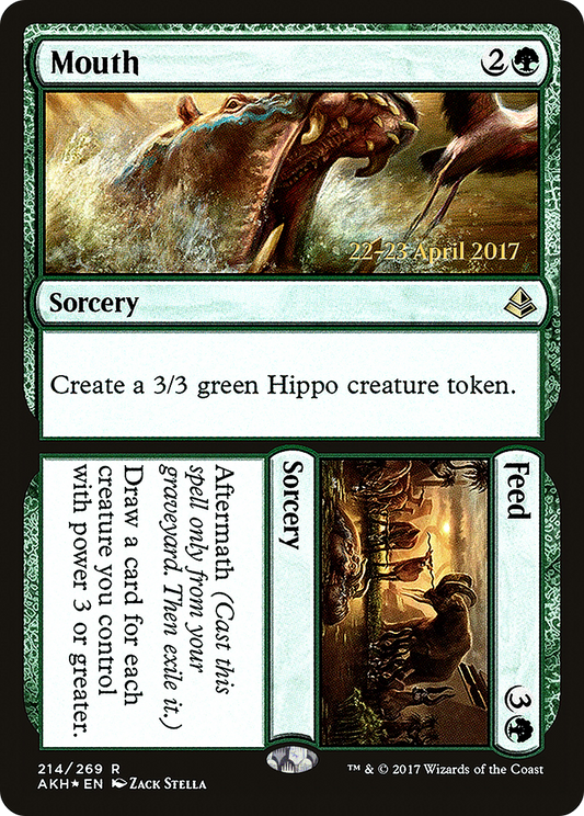 Mouth // Feed (214) (Prerelease) - Foil