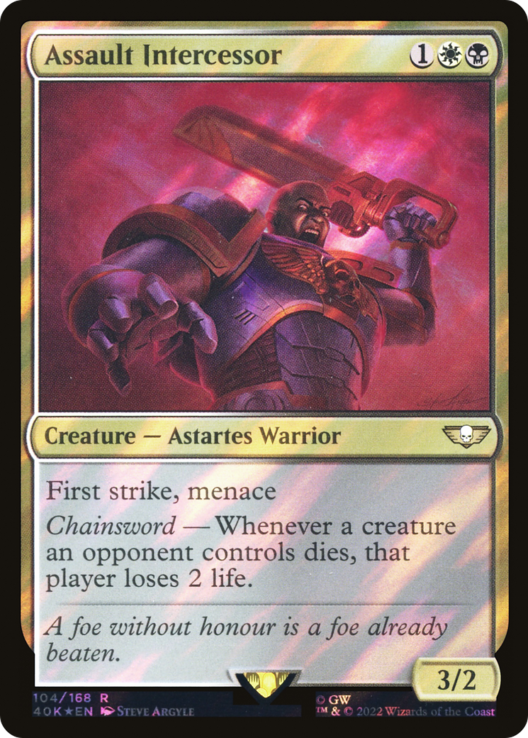 Assault Intercessor - Surge Foil