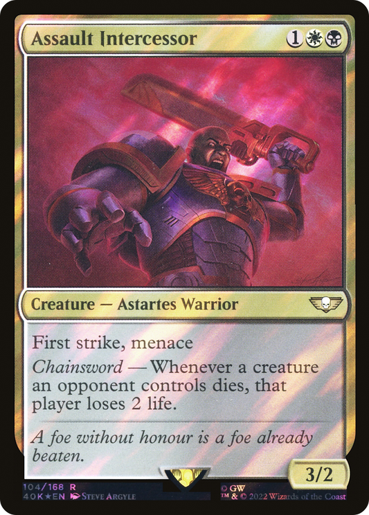 Assault Intercessor - Surge Foil