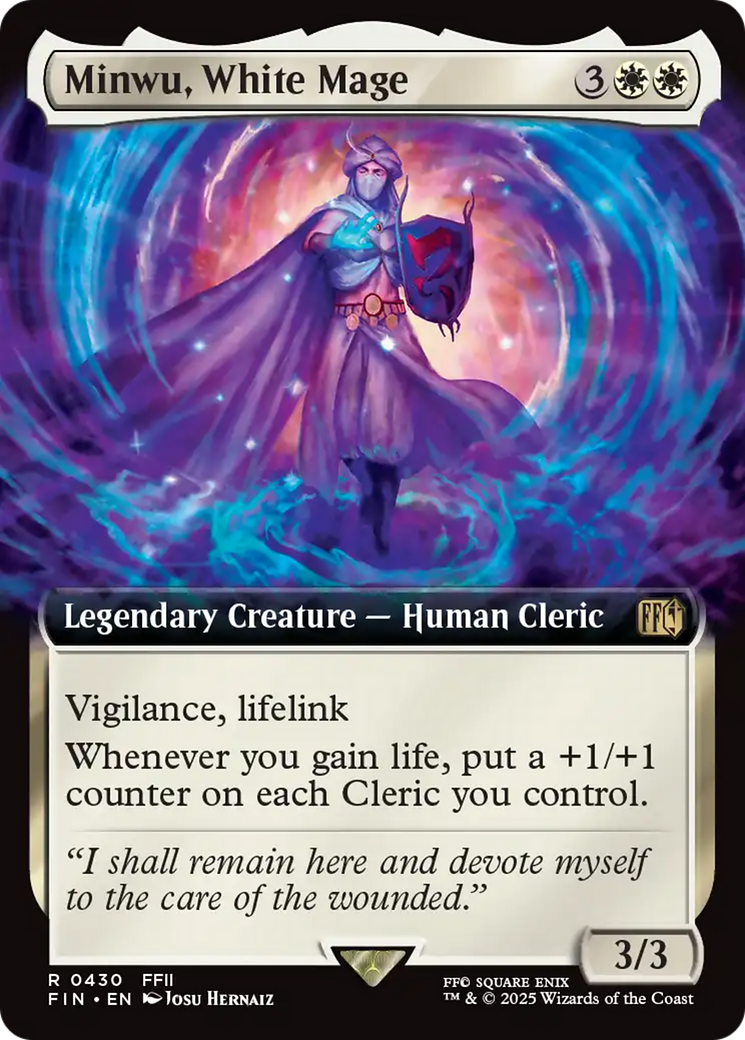 Minwu, White Mage (0430) (Extended Art)