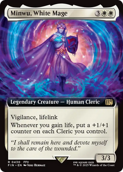 Minwu, White Mage (0430) (Extended Art) - Foil