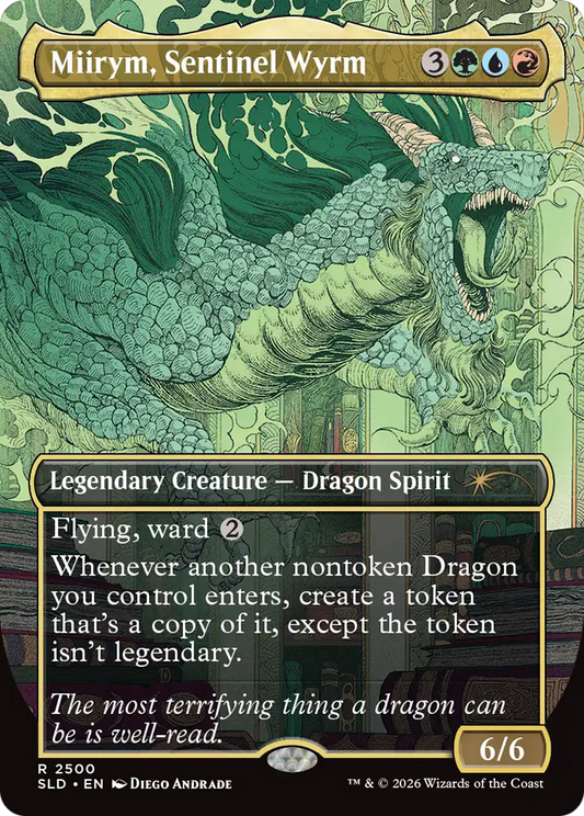 Miirym, Sentinel Wyrm (2500) (Borderless) (SLD) - Foil