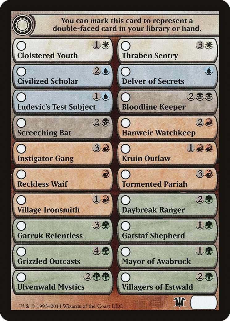 Innistrad Checklist Card (CH1)