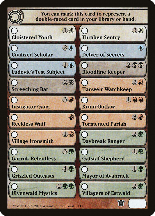 Innistrad Checklist Card (CH1)