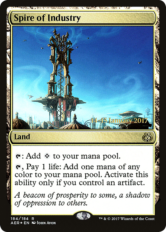Spire of Industry (184) (Prerelease) - Foil