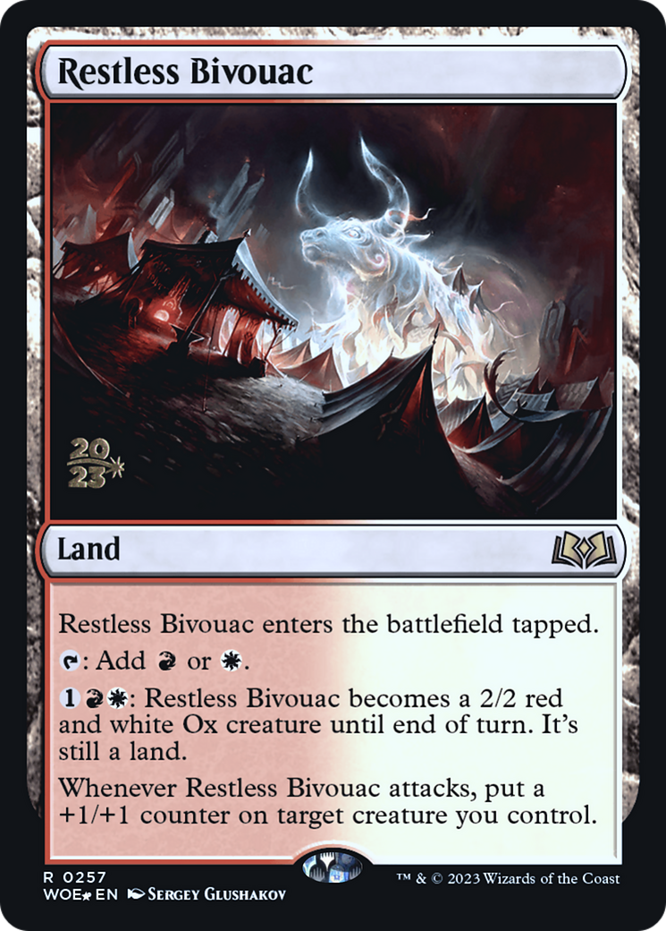 Restless Bivouac (0257) (Prerelease) - Foil