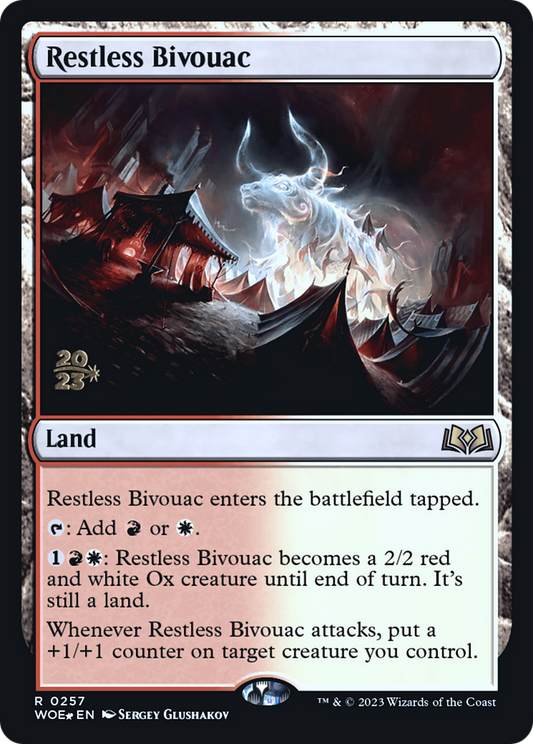 Restless Bivouac (0257) (Prerelease) - Foil