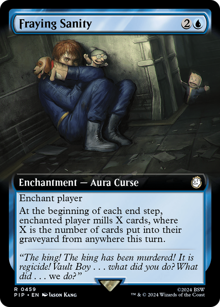 Fraying Sanity (0459) (Extended Art) - Foil