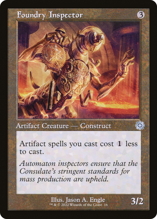 Foundry Inspector (016) (Retro Frame) - Foil
