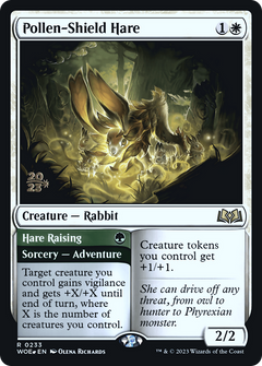 Pollen-Shield Hare // Hare Raising (0233) (Prerelease) - Foil