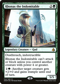 Rhonas the Indomitable (182) (Prerelease) - Foil
