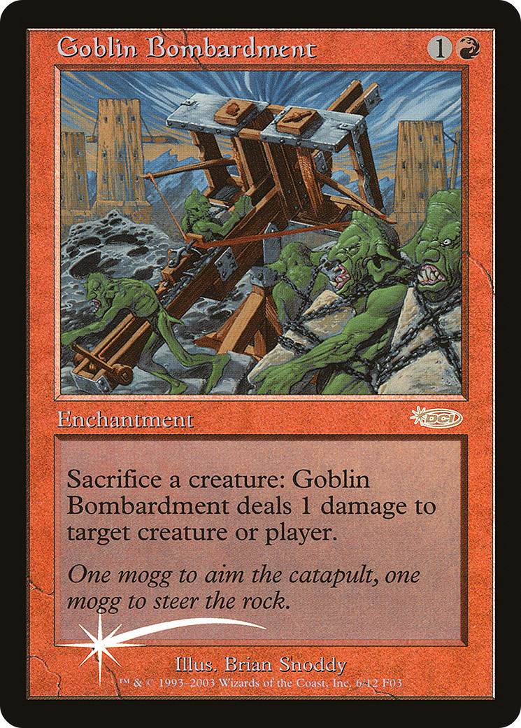 Goblin Bombardment (006) (FNM) - Foil