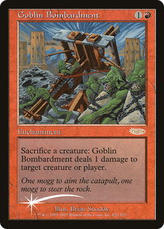 Goblin Bombardment (006) (FNM) - Foil