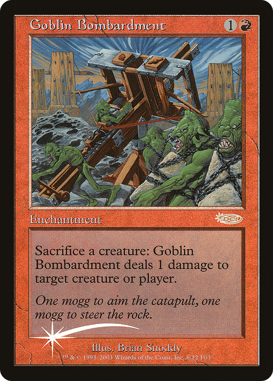 Goblin Bombardment (006) (FNM) - Foil